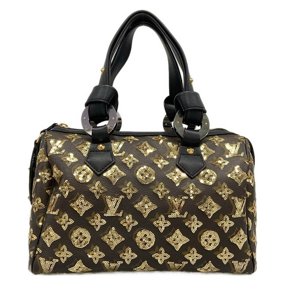 Louis Vuitton Speedy 30 Handbag M40244 Monogram Canvas Sequins